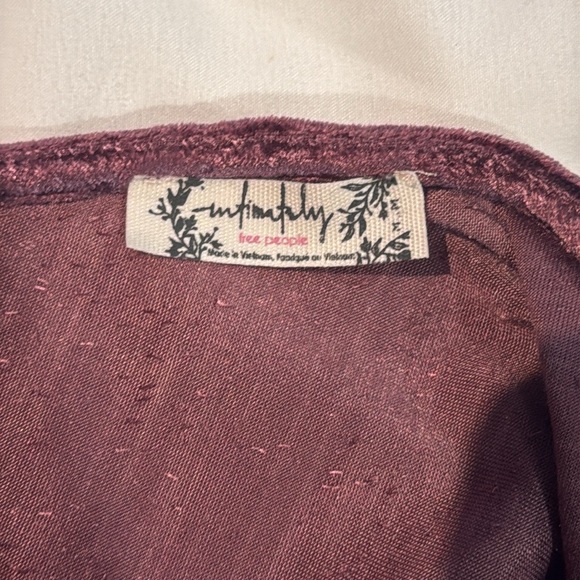 Free People Intimately All Night Velvet Tunic in Fig Jam - Picture 5 of 6